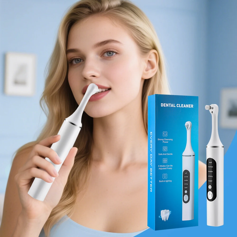 Teeth Whitening Or Tooth Whitening - Polisseuse électrique pour dents, nettoyeur de