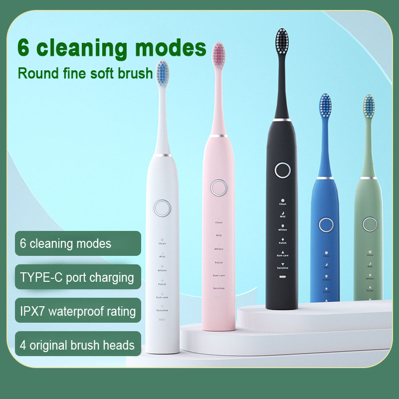 Teeth Whitening Or Tooth Whitening - Brosse à dents électrique ultrasonique rechargeable