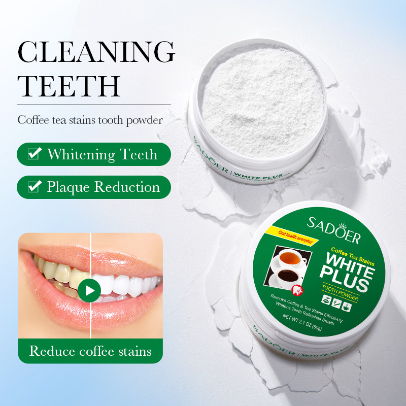 Teeth Whitening Charcoal Powder - Charbon de bambou charbon actif blanchiment
