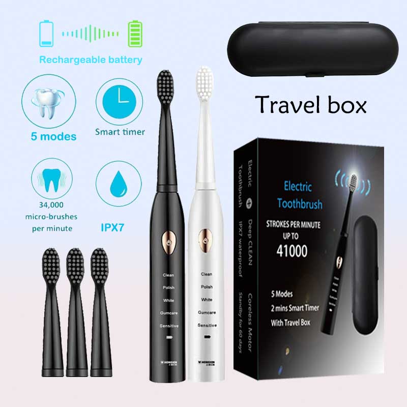 Teeth Whitening Or Tooth Whitening - Brosse à dents électrique à ultrasons