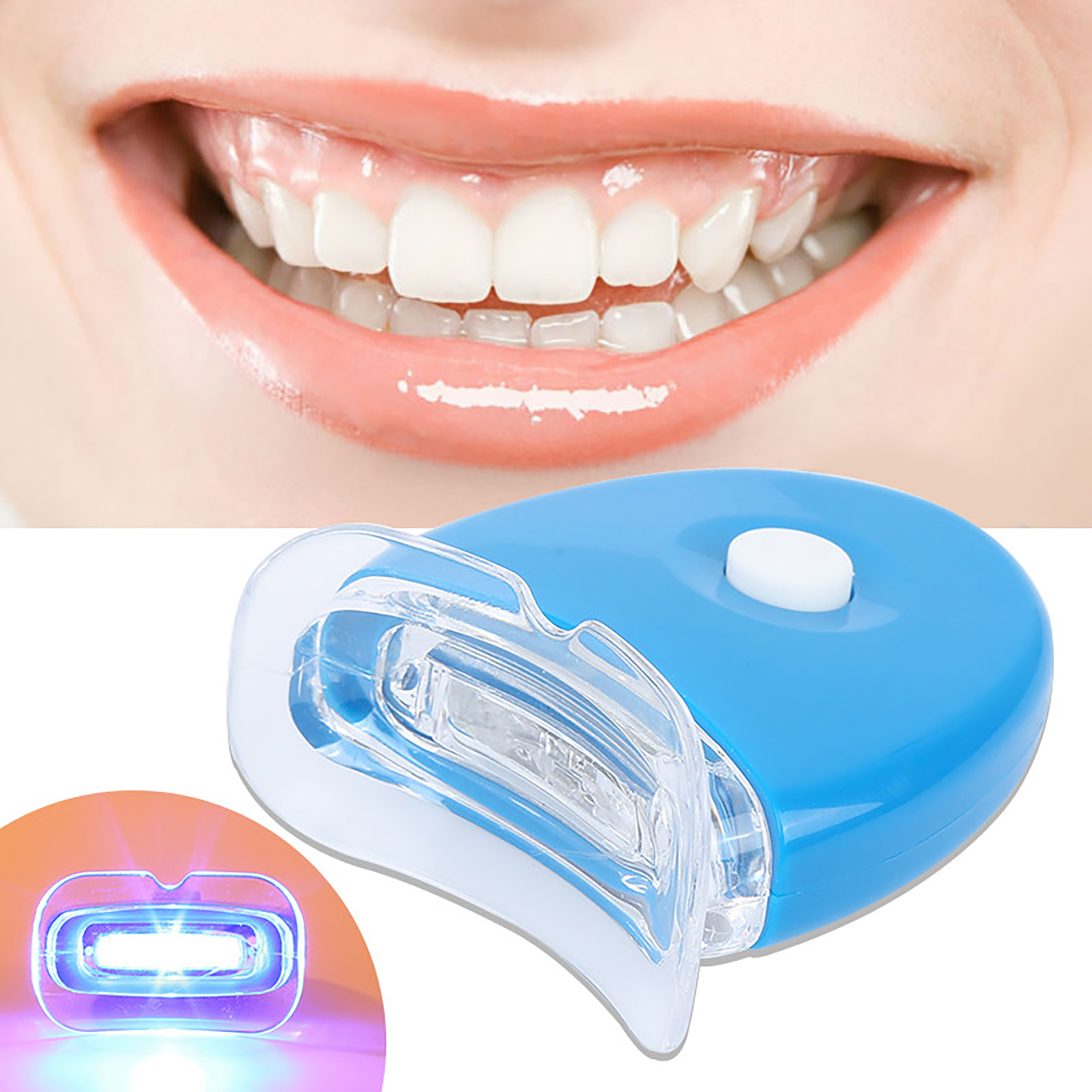 Teeth Whitening Charcoal Powder - Accélérateur de blanchiment des dents, lumière