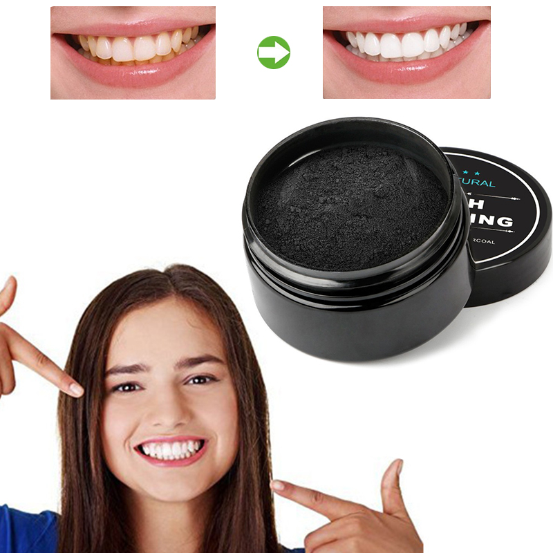 Teeth Whitening Charcoal Powder - Poudre de charbon actif pour le