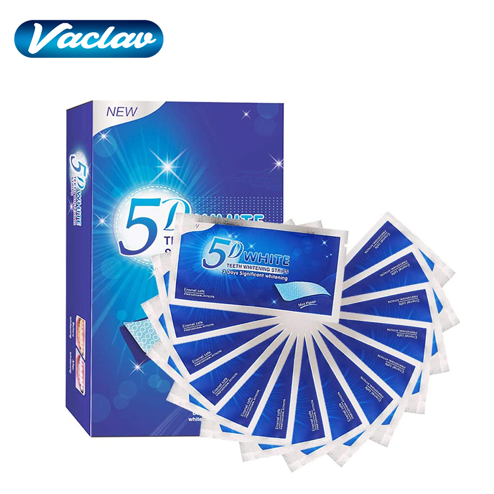 Teeth Whitening Hismile - Bandelettes blanchissantes 5D pour les dents,