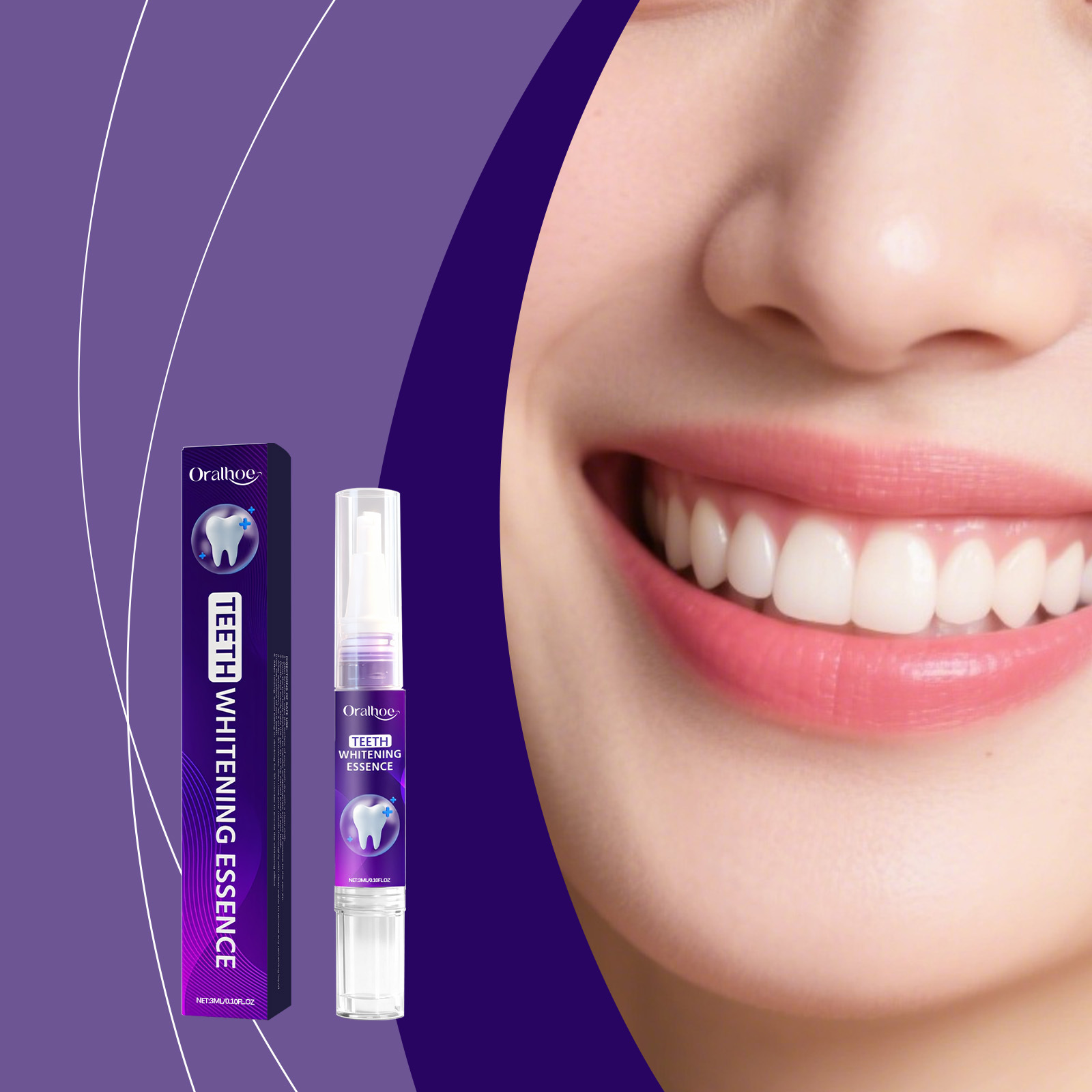 Whitening Pen Bleach - Stylo Blanchissant pour les Dents Oralhoe,