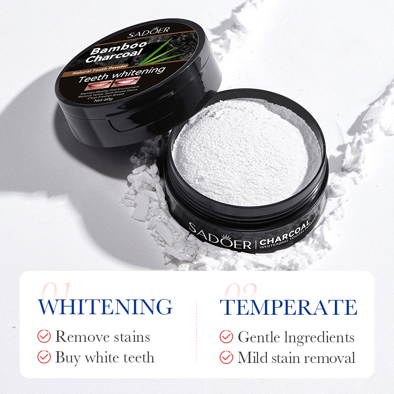 Poudre de blanchiment des dent - Teeth Whitening Charcoal Powder avis et prix
