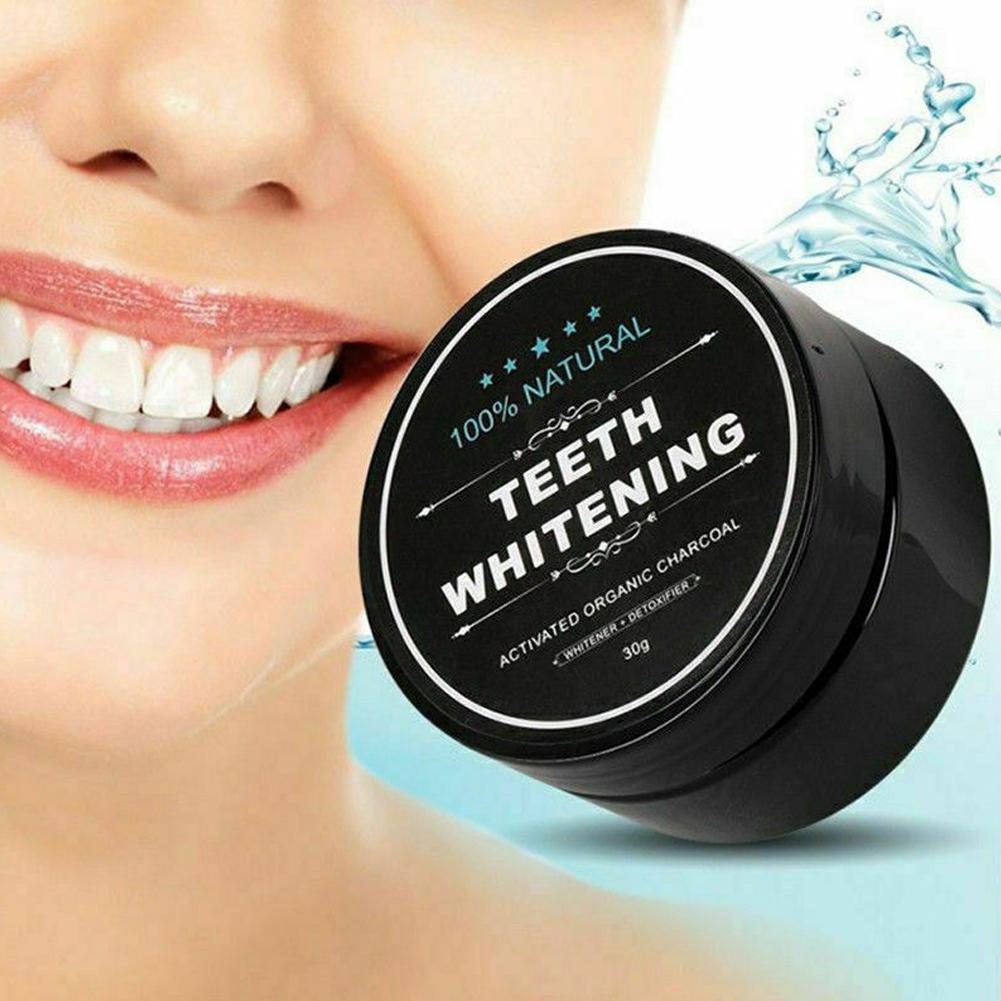 Poudre de charbon actif bio po - Teeth Whitening Charcoal Powder avis et prix
