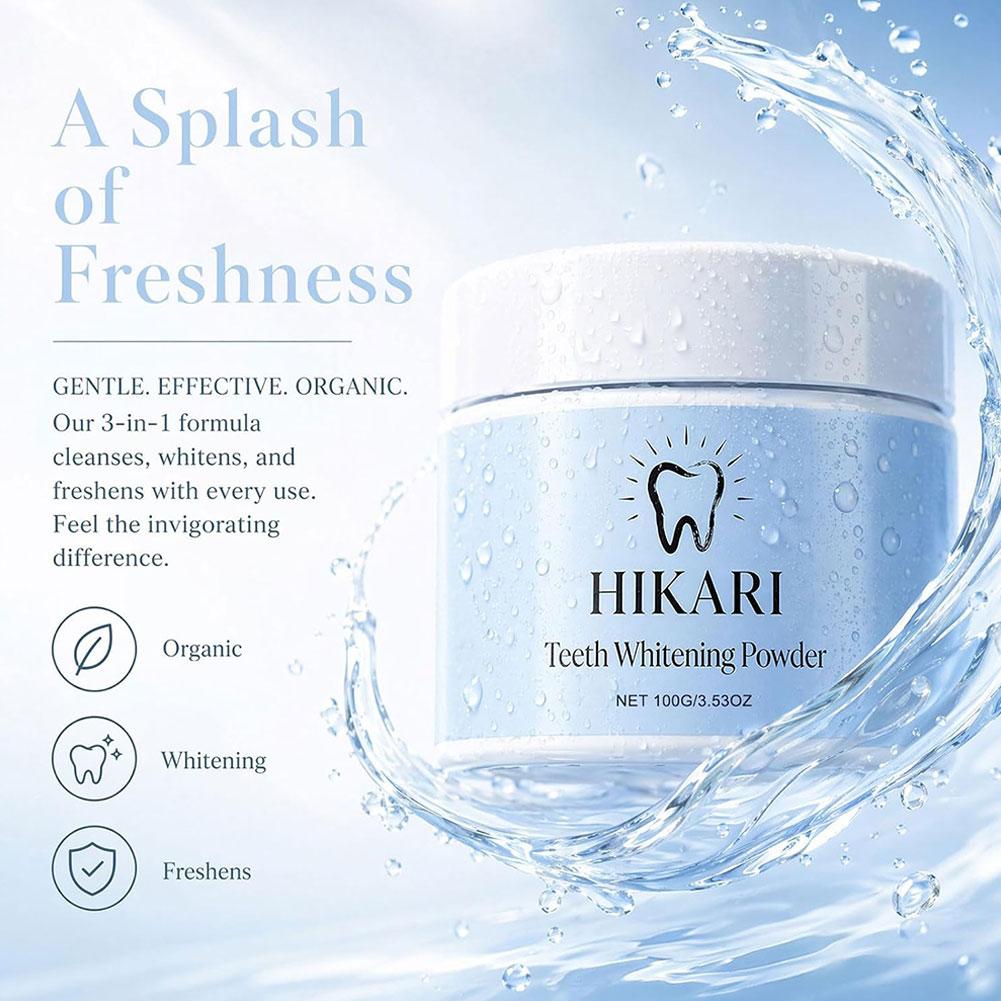 HIKARI 100g Poudre Blanchissan - Teeth Whitening Co avis et prix