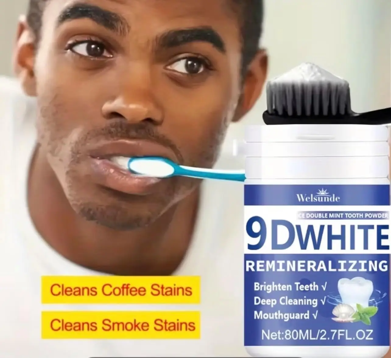 Poudre dentaire reminéralisant - Teeth Whitening Hismile avis et prix