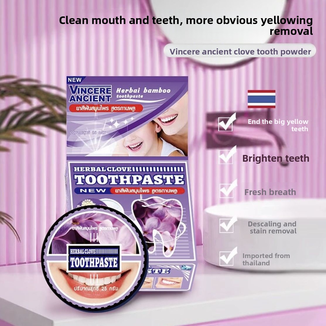Poudre dentifrice naturelle th - Teeth Whitening Charcoal Powder avis et prix